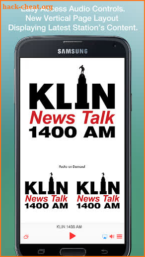KLIN 1400 AM screenshot