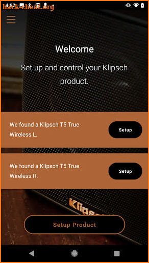 Klipsch Connect screenshot