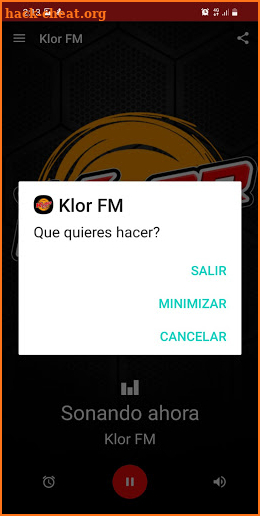 Klor FM screenshot