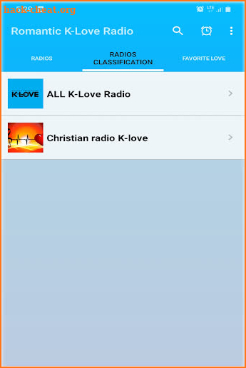 KLove Christian Radio on-line screenshot