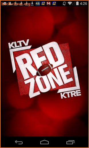 KLTV and KTRE Red Zone screenshot