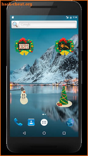 KM Christmas countdown widgets screenshot