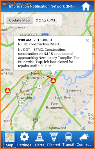 KMM’s Traffic Alert App for NJ screenshot