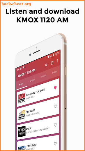 KMOX 1120 AM App Radio St Louis Station Missouri screenshot