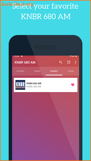 KNBR Radio APP Station AM 680 California screenshot