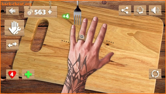 Knife and Fingers Game screenshot