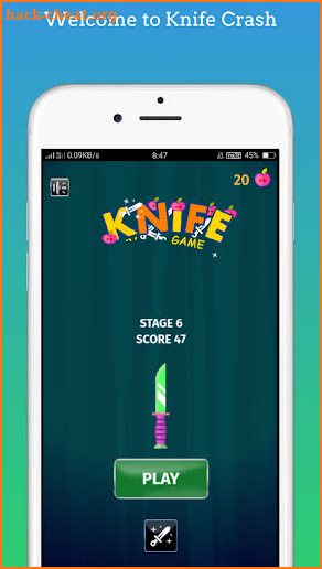 Knife Crash Game screenshot