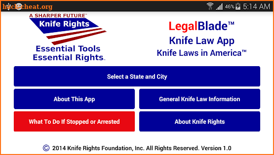 Knife Rights LegalBlade™ screenshot
