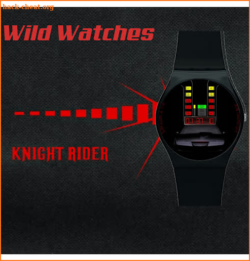 Knightrider Smart Watch Face screenshot