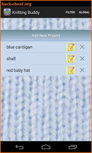 Knitting and Crochet Buddy screenshot