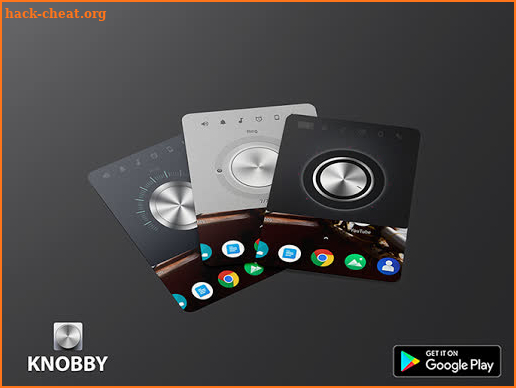 Knobby volume control - Unique volume widget app screenshot
