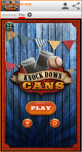 Knock Down Cans Game screenshot