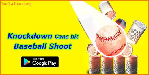 Knockdown Cans Hit - Baseball shoot screenshot