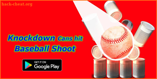 Knockdown Cans Hit - Baseball shoot screenshot