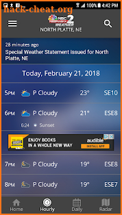 KNOP News 2 Weather screenshot