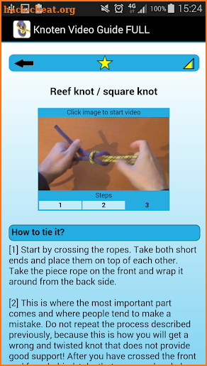 Knot Video Guide FULL screenshot