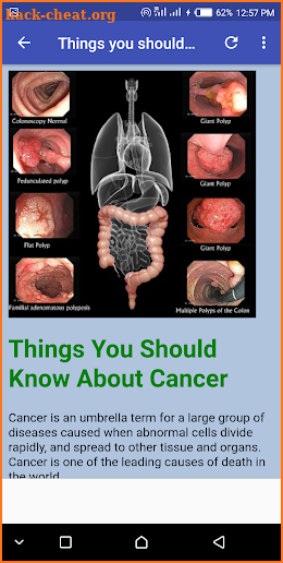 Know about CANCER Disease screenshot