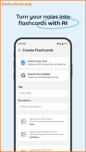 Knowt - AI Flashcards & Notes screenshot