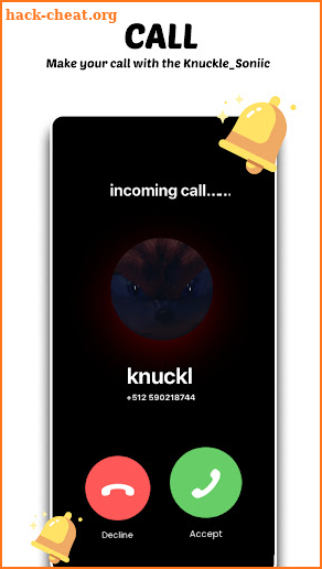 Knuckl soniic call video+Chat screenshot