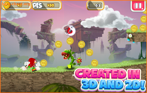 Knuckles Adventure Sonic World screenshot