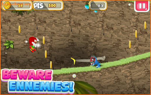 Knuckles Adventure Sonic World screenshot