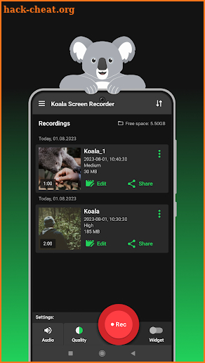 Koala - Screen Recorder screenshot