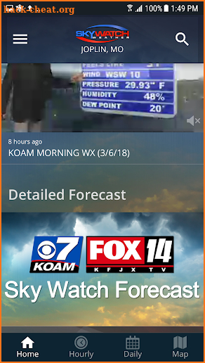 KOAM Sky Watch Weather screenshot