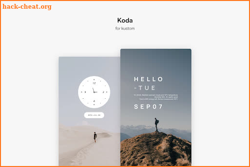 Koda for Kustom screenshot