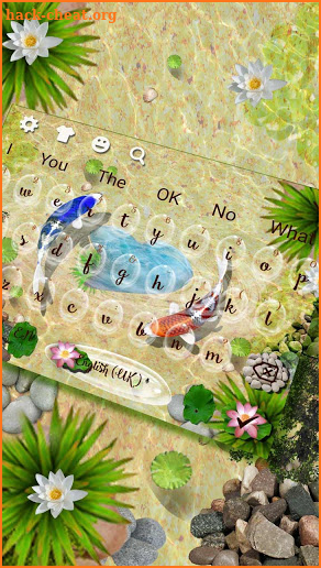Koi Fish Keyboard screenshot