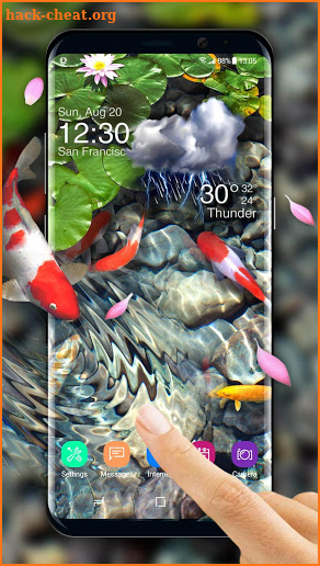 Koi Fish Live Wallpaper screenshot
