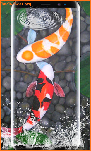 Koi Fish Live Wallpaper 3D: Aquarium Background Hd screenshot