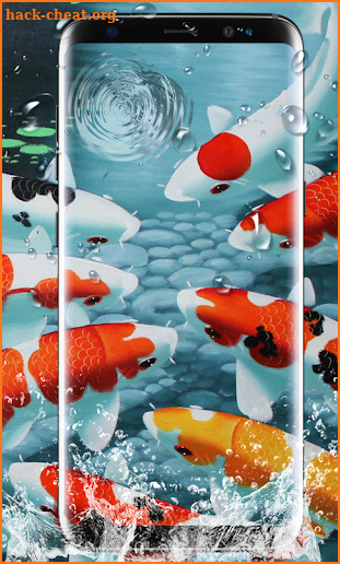 Koi Fish Live Wallpaper 3D: Aquarium Background Hd screenshot