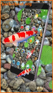 KOI Lucky Fish 3D Theme screenshot