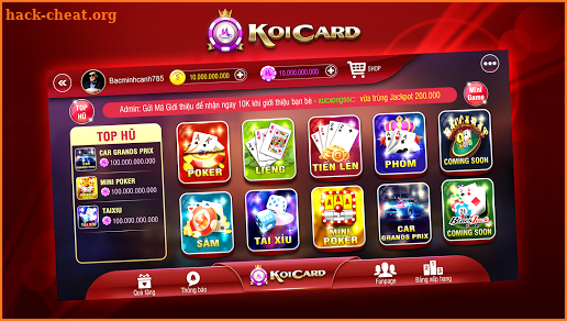 Koicard - Game bài đổi thưởng coin screenshot