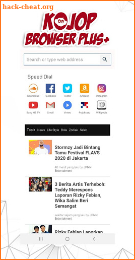 Kojop Browser Plus - Anti Blokir screenshot