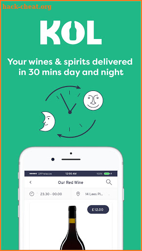 KOL - Alcohol delivery screenshot