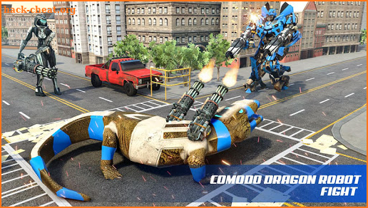 Komodo Dragon Transform Robot Shooting screenshot