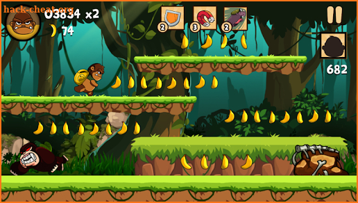 Kong rush - banana run screenshot