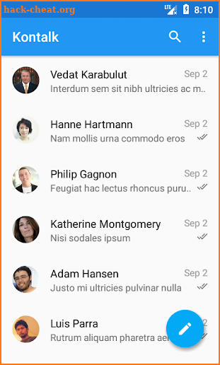 Kontalk Messenger screenshot