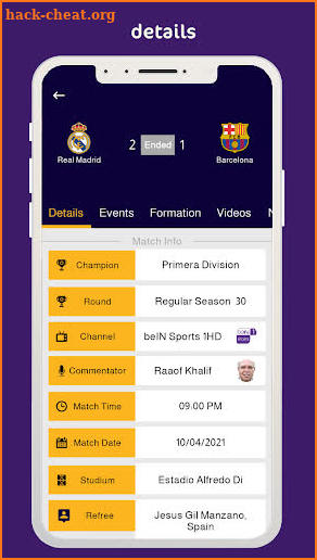 Kora Goal - Sports Live Scores‏ screenshot