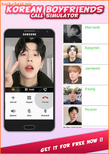 Korean Boyfriend Call Simulator screenshot