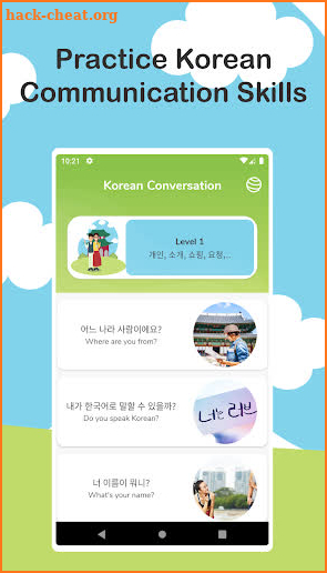 Korean Conversation - Topical vocabulary screenshot