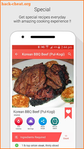 Korean Recipes screenshot