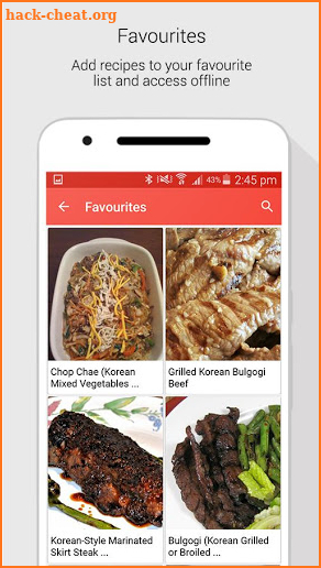 Korean Recipes screenshot