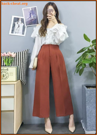 Korean women's fashion trend screenshot