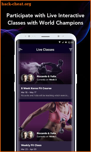 Koros - dance classes at home screenshot