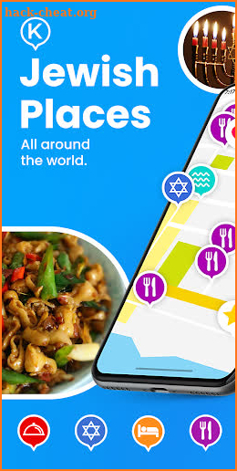 Kosher Map screenshot
