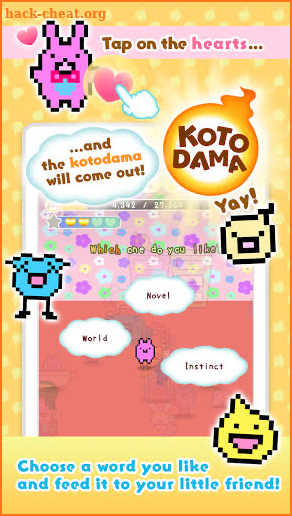 Kotodama Diary: weird words for comical creatures screenshot