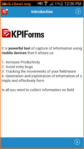 KPI Forms V6.02 screenshot