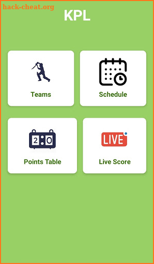 KPL Live Score : Schedule : Teams & Squad screenshot